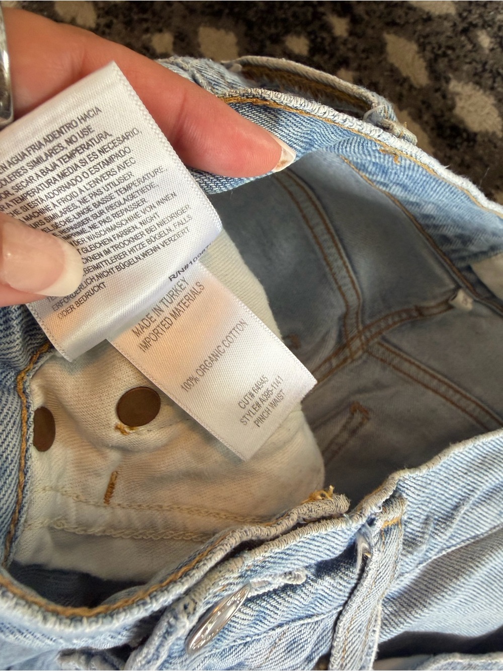 Agolde 90s Pinch Waist High Rise Straight Leg Jeans 26 - Picture 9 of 11